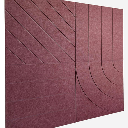 SourcetoHome 11.18" Square Acoustic Panels 12-Pack - Sound Absorbing Wall Panels, Noise Reducing Soundproof Decorative Felt Tiles for Home Office, Studio, Living Room - Warm White - General - detail view 3