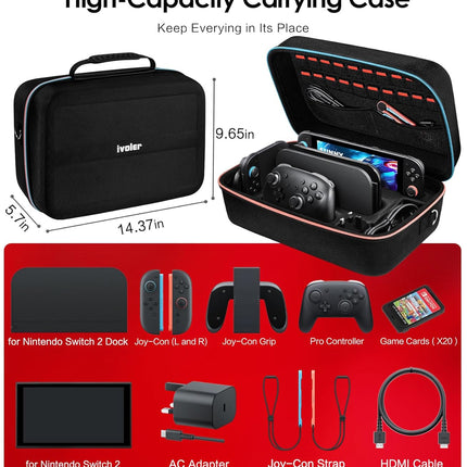 All-in-One Carrying Storage Case for 2025 Gaming Console