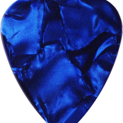 SourceToHome FuenteACasa Celluloid Dark Blue Pearl Guitar Or Bass Pick - 0.71 mm Medium Gauge — Home & Lifestyle