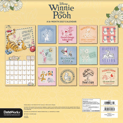 2027 Honey-Lover Wall Calendar