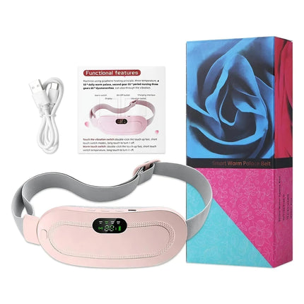 USA CALI - Menstrual Heating Belt – Electric Period Pain & Cramp Relief Massager