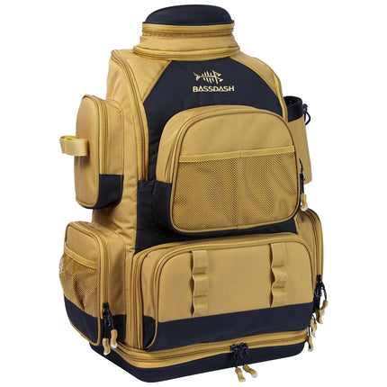 Multifunctional Fishing Tackle Backpack size comparison and capacity view