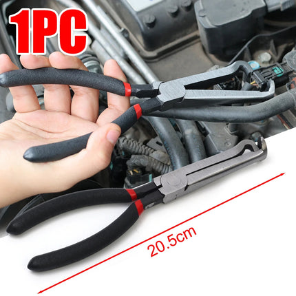 Electrical disconnect pliers set size comparison and measurement reference