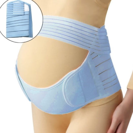 Pregnant belly band size guide showing fit options for different stages of pregnancy