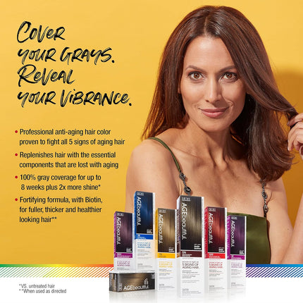 Permanent Hair Color Cream with 100% Gray Coverage