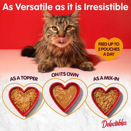 Lickable Wet Cat Treat Stew Variety Pack, 1.4 oz Pouches, 12 Count