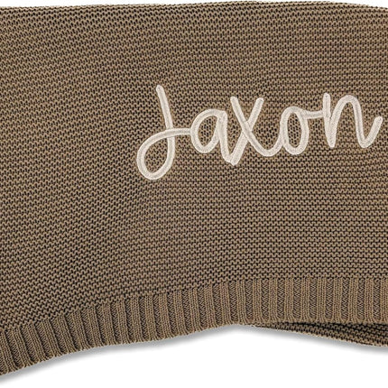 LittleNest NidoPequeño Hickory Hollow Designs Personalized Baby Blanket with Name — Baby & Toddler
