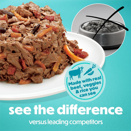Beneful Small Breed Wet Dog Food in Gravy, IncrediBites With Real Beef — Pet Supplies