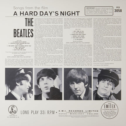 A Hard Day's Night[LP]