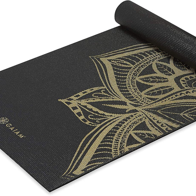Gaiam Yoga Mat - premium non-slip exercise mat