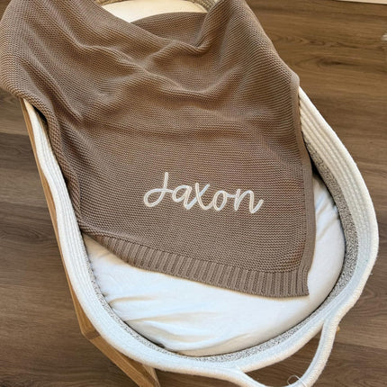 LittleNest NidoPequeño Hickory Hollow Designs Personalized Baby Blanket with Name — Baby & Toddler