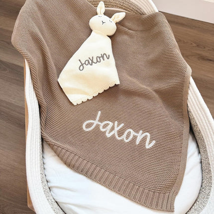 LittleNest NidoPequeño Hickory Hollow Designs Personalized Baby Blanket with Name — Baby & Toddler