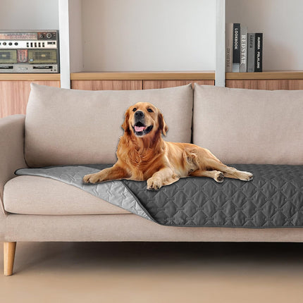 3X Stronger Waterproof Reversible Pet Blanket, 30 x 70 Inch, Dark Grey/Light Grey