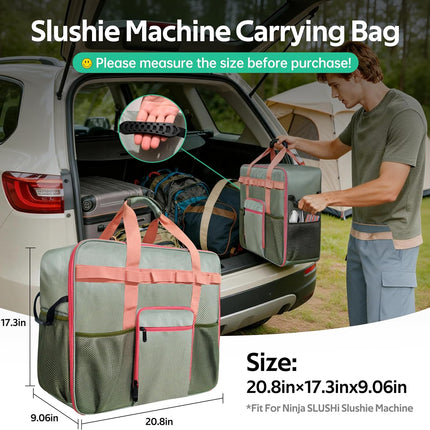 Max XXL Slushie Machine Carrying Bag with Front Panel and Pockets