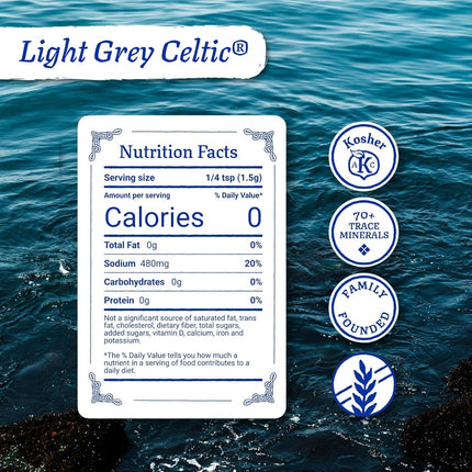 Course Ground Celtic Sea Salt-LtGr 1/2lb - image 2