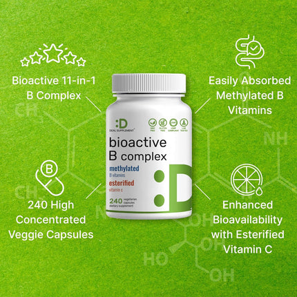 Bioactive B Complex - benefits infographic