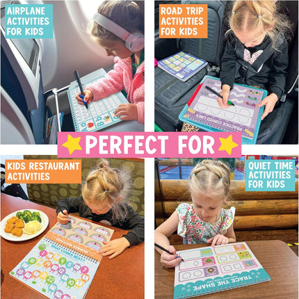 Magic Grooved Writing Practice Book for Kids Ages 3-5
