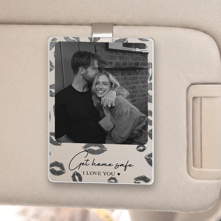 Personalized Car Visor Clip with Custom Photo and Message
