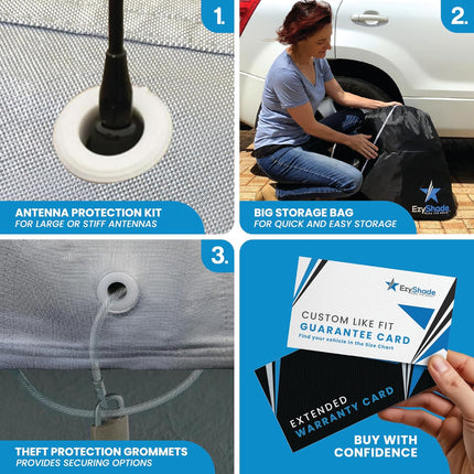 10-Layer Waterproof All-Weather Full Car Cover, Size A4