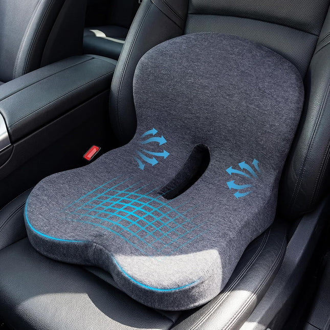 Memory Foam Ergonomic Car Seat Cushion
