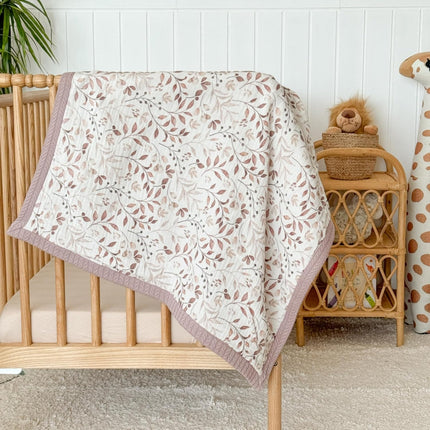 Personalized Baby Blanket with Name - 100% Organic Cotton Custom Knit Newborn Gift