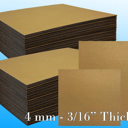 16x20 Corrugated Cardboard Sheets, 50 Pack