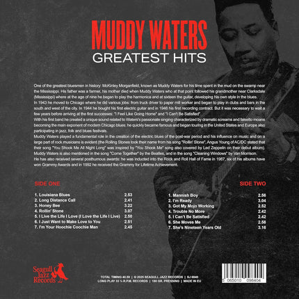 Muddy Waters Vinyl - Greatest Hits - Limited Color Edition