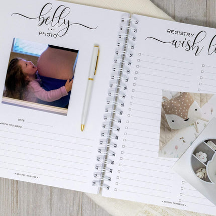 LittleNest NidoPequeño Pregnancy Journal - Hardcover Pregnancy Memory Book Customized with Baby's — Baby & Toddler