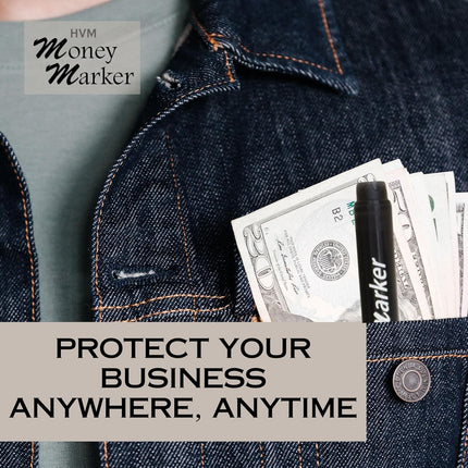 Counterfeit Money Detector Pen Set - 2 Bill Checker Pens