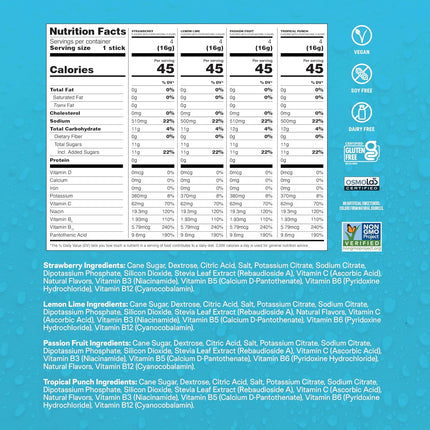 Liquid IV Variety Pack - ingredients