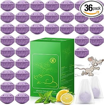 Natural Peppermint Rodent Repellent 36 balls bundle for indoor and outdoor use