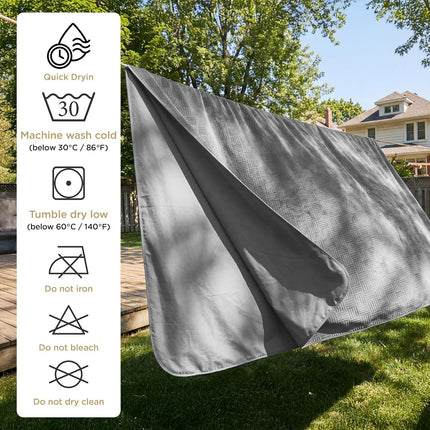 Waterproof Washable Couch Cover for Dogs, Ash Grey, 52 x 82 in