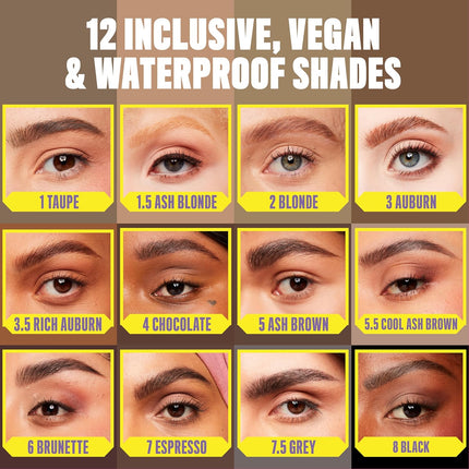 PROFESSIONAL MAKEUP Micro Brow Pencil, Precise Eyebrow Pencil - Taupe — Beauty & Self-Care