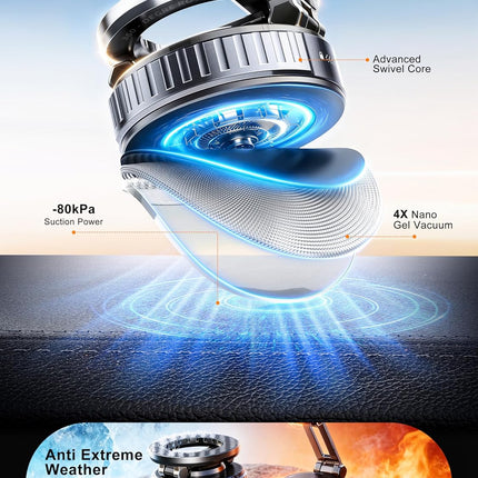 2026 Upgraded 360 Adjustable Magnetic Car Phone Holder