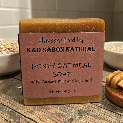 HomeChef ChefDelHogar K&D Honey Oatmeal Kojic Acid with Coconut Milk Bar Soap — Kitchen & Home