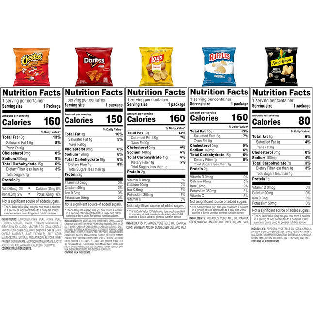 Classic Mix Variety Pack, Single Serve Snack Bags (Pack of 21)