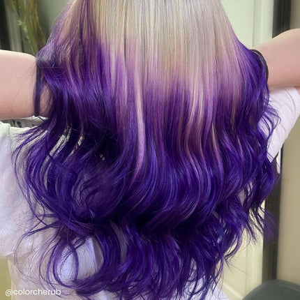 Purple Semi-Permanent Hair Dye - Vegan, Cruelty-Free, Ammonia-Free, Conditioning - 8 Fl Oz
