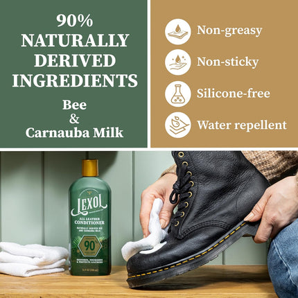 All Leather Conditioner with Bee and Carnauba Milk, 16.9 fl oz