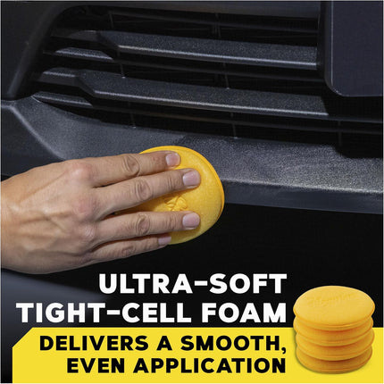 Supreme Shine 4-Inch Foam Applicator Pads - 4 Pack