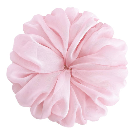 7-Inch Soft Chiffon Big Hair Scrunchie Ponytail Holder