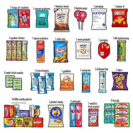 45-Count Snack Variety Care Package