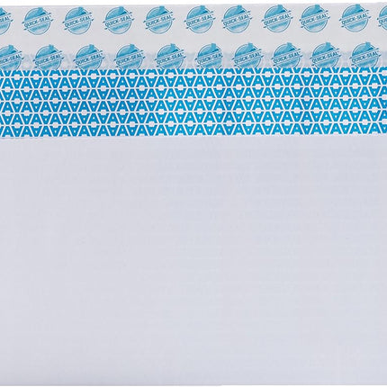 #10 Security Self Seal Envelopes - 100 Count, No Window, White