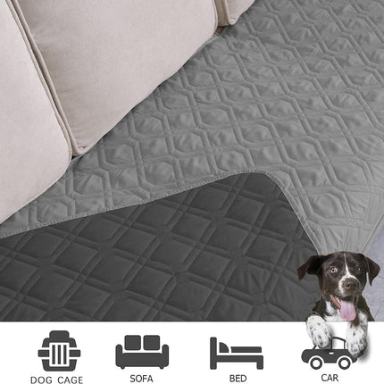 Waterproof Reversible Dog Bed Cover and Pet Blanket for Furniture