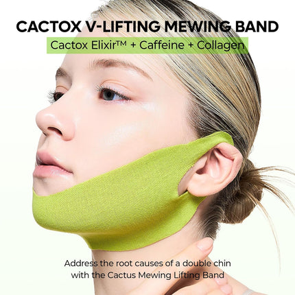 Cactox V-Lifting Mewing Band for Jawline, Chin & Facial Puffiness