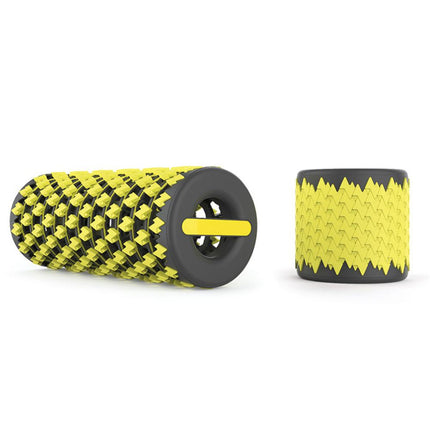 Retractable Massage Roller full product view with extended and collapsed positions