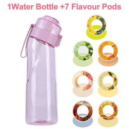 Flavored Water Bottle 650ml lifestyle shot for daily hydration use