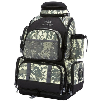 Multifunctional Fishing Tackle Backpack in use outdoors at fishing location
