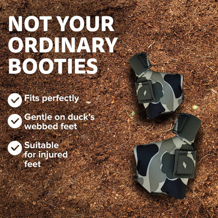 Protective Duck Shoes for Injured Feet - Medium Gray Camouflage