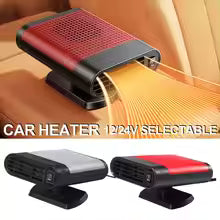 USA-CALI Car Heater Defroster in use clearing foggy windshield quickly