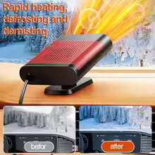 USA-CALI Car Defroster Heater close-up showing controls and heating vents
